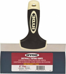 Hyde Tools - 8" Wide Flexible Blade Steel Joint Knife - Flexible - USA Tool & Supply