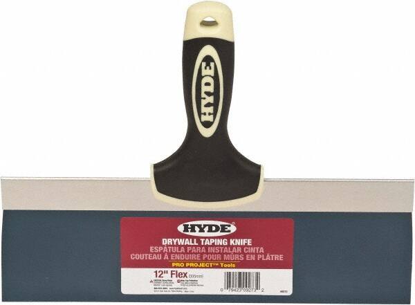 Hyde Tools - 12" Wide Flexible Blade Steel Joint Knife - Flexible - USA Tool & Supply
