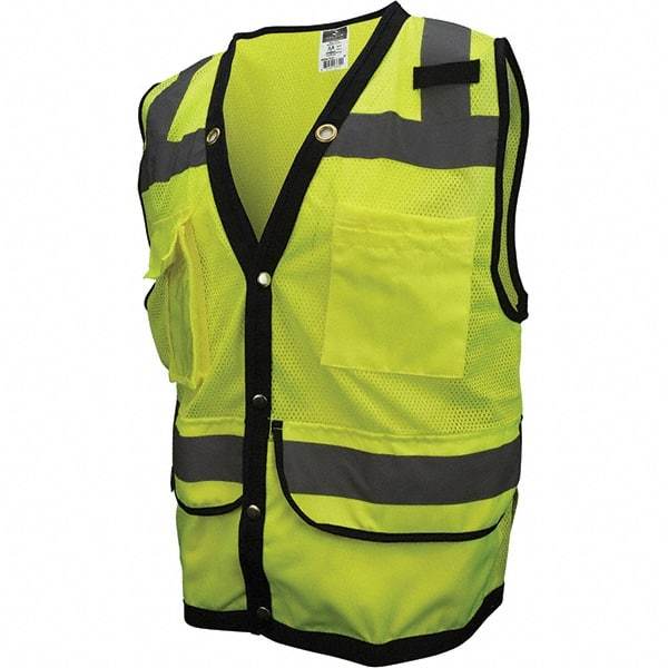 Radians - High Visibility Vests Vest Style: Surveyor's Vest Type: Hi Visibility - USA Tool & Supply