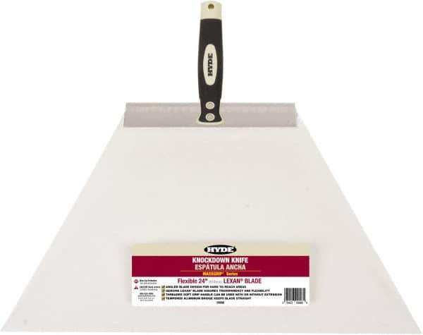 Hyde Tools - 24" Wide Flexible Blade Aluminum Joint Knife - Flexible - USA Tool & Supply