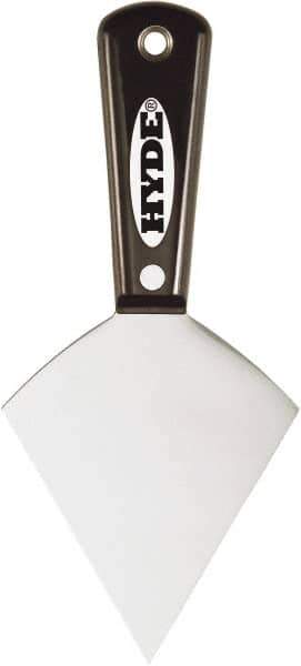 Hyde Tools - 3-1/2" Wide Point Edge Blade Steel Joint Knife - Stiff, Nylon Handle - USA Tool & Supply
