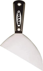Hyde Tools - 6" Wide Point Edge Blade Steel Joint Knife - Stiff, Nylon Handle - USA Tool & Supply