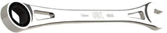 SK - 15mm 6 Point Combination Wrench - 10" OAL, Steel, Full Polish Finish - USA Tool & Supply