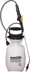 Smith Performance Sprayers - 1 Gal Chemical Safe Garden Hand Sprayer - Use with Cleaners/Degreasers, Polyethylene Tank, Funnel Mouth, Reinforced Hose - USA Tool & Supply