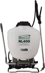 Smith Performance Sprayers - 4 Gal Chemical Safe Garden Backpack Sprayer - Polyethylene Tank, Wide Mouth, Reinforced Hose - USA Tool & Supply