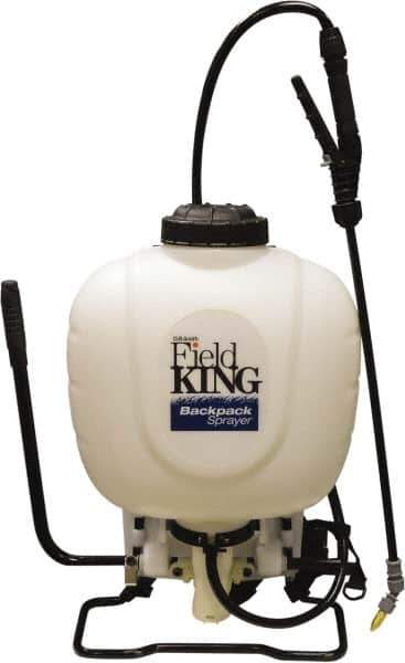 Smith Performance Sprayers - 4 Gal Chemical Safe Garden Backpack Sprayer - Polyethylene Tank, Wide Mouth, Reinforced Hose - USA Tool & Supply