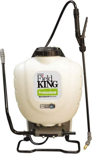 Smith Performance Sprayers - 4 Gal Chemical Safe Garden Backpack Sprayer - Polyethylene Tank, Wide Mouth, Reinforced Hose - USA Tool & Supply