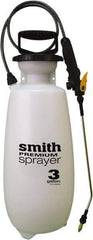 Smith Performance Sprayers - 3 Gal Chemical Safe Garden Hand Sprayer - Use with Cleaners/Degreasers, Polyethylene Tank, Funnel Mouth, Reinforced Hose - USA Tool & Supply