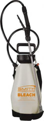 Smith Performance Sprayers - 2 Gal Chemical Safe Garden Hand Sprayer - Use with Cleaners, Polyethylene Tank, Funnel Mouth, Reinforced Hose - USA Tool & Supply