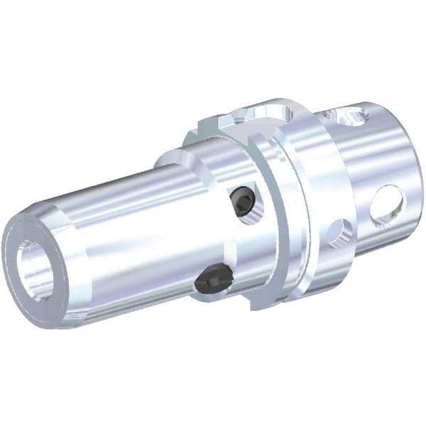 Kennametal - KM4X100 100mm Shank Diam Modular Connection, 3/4" Hole Diam, Hydraulic Tool Holder/Chuck - 41.6mm Nose Diam, 4-1/4" Projection, 41mm Clamp Depth, Through Coolant - Exact Industrial Supply