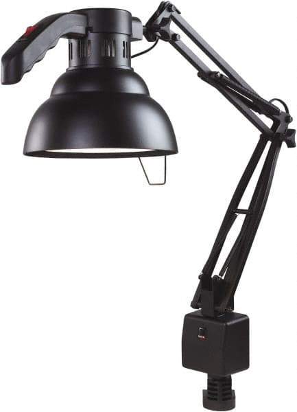 Electrix - 30 Inch, Articulated, Clamp Mounted, LED, Black, General Purpose Task Light - 11 Watt, 100 to 120 Volt, Nonmagnifying - USA Tool & Supply