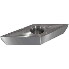 Iscar - VCMT331 14 Grade IC830 Carbide Turning Insert - TiAlN/AlTiN/TiN Finish, 35° Diamond, 9.52mm Inscr Circle, 4.76mm Thick, 0.4mm Corner Radius - USA Tool & Supply
