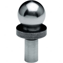 TE-CO - 3/8" Ball Diam, 3/16" Shank Diam, Alloy Steel Inspection Tooling Ball - USA Tool & Supply