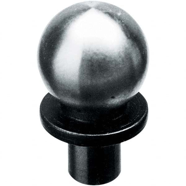 TE-CO - 1/2" Ball Diam, 1/4" Shank Diam, Alloy Steel Inspection Tooling Ball - USA Tool & Supply