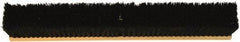 O-Cedar - 24" Combo Duty Horsehair Blend Push Broom - 3" Bristle Length, Wood Block, Threaded Handle Connection, Handle Sold Separately - USA Tool & Supply