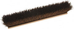 O-Cedar - 24" Rough Surface Palmyra Push Broom - 4" Bristle Length, Wood Block, Threaded Handle Connection, Handle Sold Separately - USA Tool & Supply