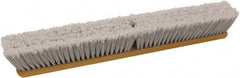 O-Cedar - 18" Fine Particle Synthetic Push Broom - 3" Bristle Length, Foam Block, Threaded Handle Connection, Handle Sold Separately - USA Tool & Supply