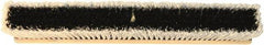 O-Cedar - 18" Combo Duty Polypropylene Push Broom - 3" Bristle Length, Wood Block, Threaded Handle Connection, Handle Sold Separately - USA Tool & Supply