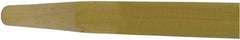 O-Cedar - 60 x 1" Wood Squeegee Handle - Tapered Connection, Tan - USA Tool & Supply