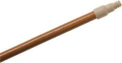 O-Cedar - 60 x 1" Wood Squeegee Handle - Threaded Connection, Tan - USA Tool & Supply