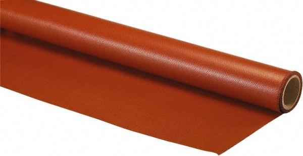 Auburn Mfr - 5' Wide x 0.016" Thick Fiberglass Welding Cloth Roll - Red - USA Tool & Supply