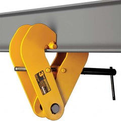 Harrington Hoist - Lifting Clamps Type: Beam Clamp Minimum Grip (Inch): 1 - USA Tool & Supply