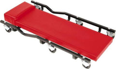 Whiteside - 570 Lb Capacity, 6 Wheel Heavy-Duty Creeper - Steel, 34" Long x 4" High x 17" Wide - USA Tool & Supply