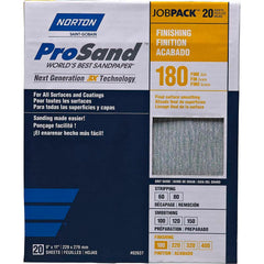 Norton - Sanding Sheets Abrasive Material: Aluminum Oxide Grade: Fine - USA Tool & Supply