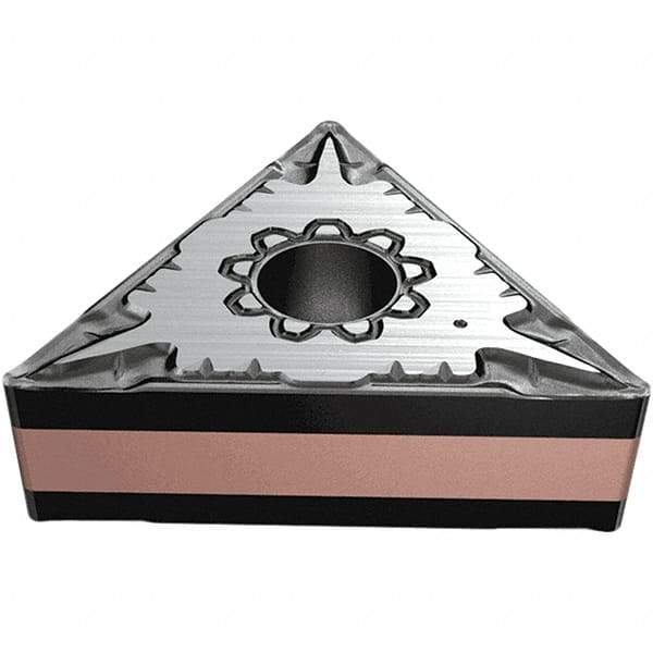 Iscar - TNMG432 F3M Grade IC807 Carbide Turning Insert - TiAlN/TiN Finish, 60° Triangle, 12.7mm Inscr Circle, 4.76mm Thick, 0.8mm Corner Radius - USA Tool & Supply