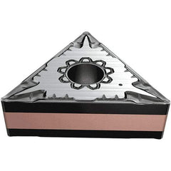 Iscar - TNMG433 F3M Grade IC6015 Carbide Turning Insert - TiCN/Al2O3/TiN Finish, 60° Triangle, 12.7mm Inscr Circle, 4.76mm Thick, 1.2mm Corner Radius - USA Tool & Supply