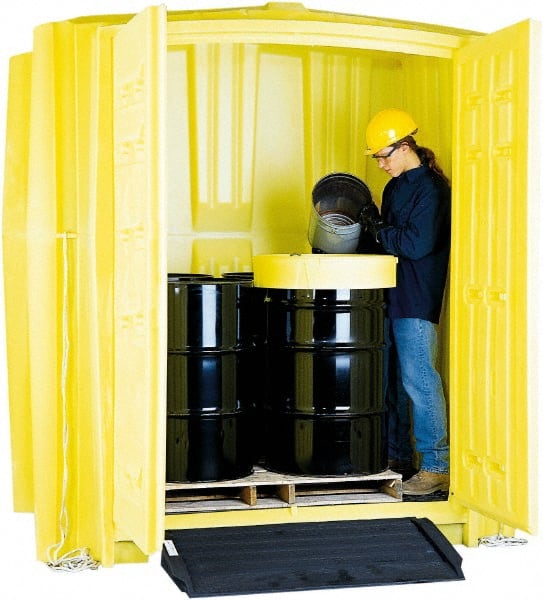 Enpac - Drum Storage Units & Lockers Type: Drum Storage Locker Number of Drums: 8 - USA Tool & Supply
