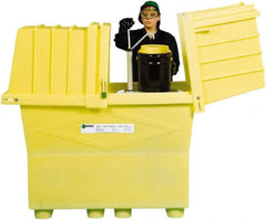 Enpac - Drum Storage Units & Lockers Type: Drum Storage Locker w/Drain Number of Drums: 2 - USA Tool & Supply