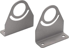 Waldmann Lighting - Task & Machine Light Mounting Bracket Set - Silver, For Use with Mach LED Plus 40 - USA Tool & Supply