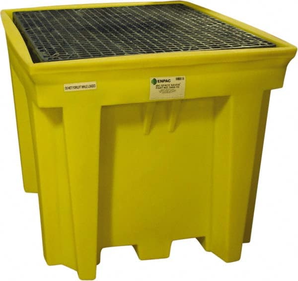 Enpac - IBC Sumps, Platforms & Decks Type: IBC Pallet w/Drain Number of Totes: 1 - USA Tool & Supply