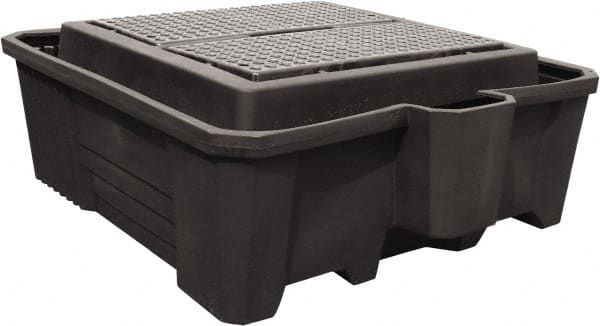 Enpac - IBC Sumps, Platforms & Decks Type: IBC Pallet w/Drain Number of Totes: 1 - USA Tool & Supply