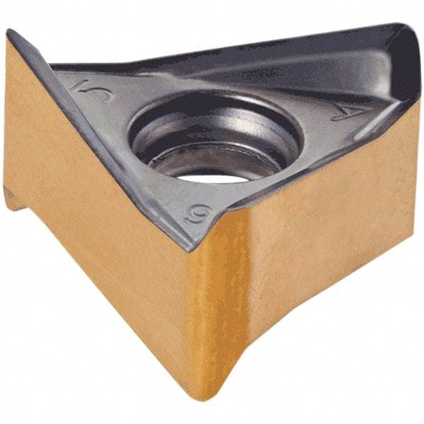 Iscar - H690 TNKX100508 PNTR Grade IC810 Carbide Milling Insert - AlTiN/TiN Finish, 4.7mm Thick, 6.2mm Inscribed Circle, 0.8mm Corner Radius - USA Tool & Supply