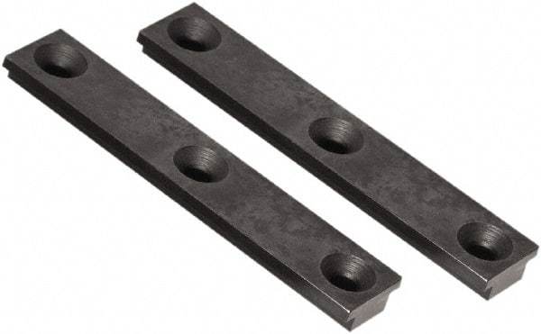 Raptor Workholding - 1 Piece Vise 1/16" Parallel Master Jaw Insert - Steel, 7/8" Long, 0.308" High - USA Tool & Supply