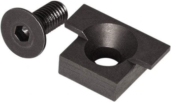 Raptor Workholding - 2 Piece Vise Jaw Plate - Steel, 1/2" Long - USA Tool & Supply