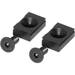 Raptor Workholding - Vise Jaw Plate - Steel, 1/2" Long, 4 Units - USA Tool & Supply