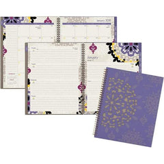 AT-A-GLANCE - 128 Sheet, 8-1/2 x 11", Weekly/Monthly Appointment Book - Purple - USA Tool & Supply