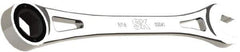 SK - 9/16" 6 Point Combination Wrench - 9.44" OAL, Steel, Full Polish Finish - USA Tool & Supply