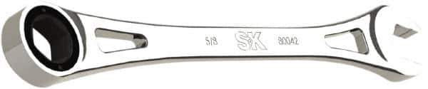 SK - 5/8" 6 Point Combination Wrench - 10.38" OAL, Steel, Full Polish Finish - USA Tool & Supply