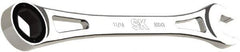 SK - 11/16" 6 Point Combination Wrench - 11" OAL, Steel, Full Polish Finish - USA Tool & Supply
