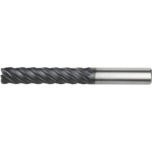 Kennametal - 20mm, 5 Flute, Single End, Solid Carbide, 6mm Corner Radius End Mill - 125mm OAL, Right Hand Flute, 60mm LOC, Right Hand Cut - USA Tool & Supply