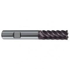 10mm Dia. - 72mm OAL - 45° Helix Firex Carbide End Mill - 6 FL - USA Tool & Supply