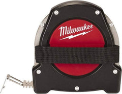 Milwaukee Tool - 100' x 3/8" Tape Measure - 1/8" Graduation - USA Tool & Supply