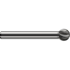 Harvey Tool - 1" Diam 270° Wrap Angle 0.873" LOC 6-Flute Uncoated Undercut End Mill - Exact Industrial Supply