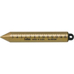 Lufkin - Plumb Bobs Weight (oz.): 20.00 Material: Brass - USA Tool & Supply