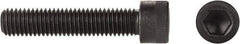 Made in USA - 5/8-11 UNC Hex Socket Drive, Socket Cap Screw - Alloy Steel, Black Oxide Finish, Fully Threaded, 5" Length Under Head - USA Tool & Supply