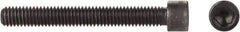 Made in USA - 3/8-24 UNF Hex Socket Drive, Socket Cap Screw - Alloy Steel, Black Oxide Finish, Fully Threaded, 2" Length Under Head - USA Tool & Supply